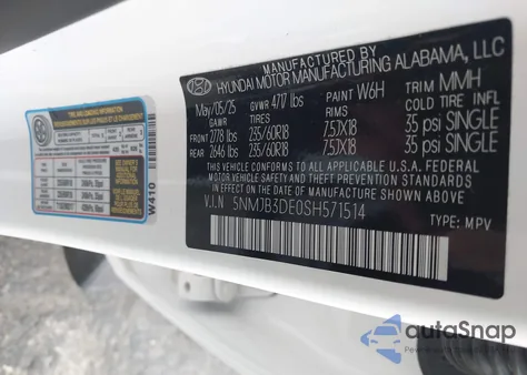 2025 Hyundai Tucson Sel from USA, damaged, VIN 5NMJB3DE0SH571514